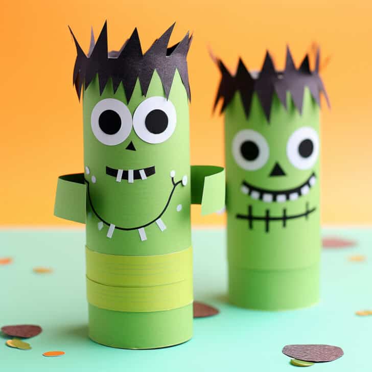 Monster Mash: DIY Frankenstein Paper Tube Craft