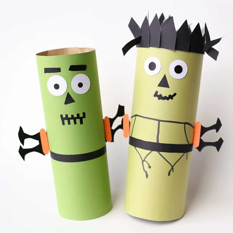 Monster Mash: DIY Frankenstein Paper Tube Craft