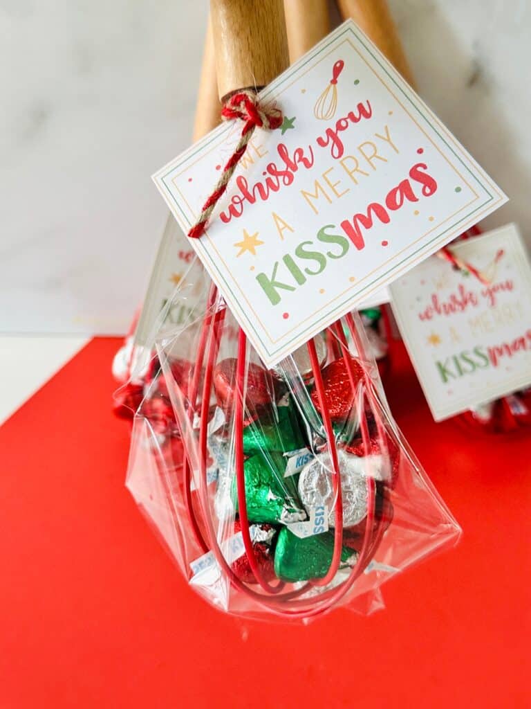 We Whisk You A Merry KISSmas Printable Tags