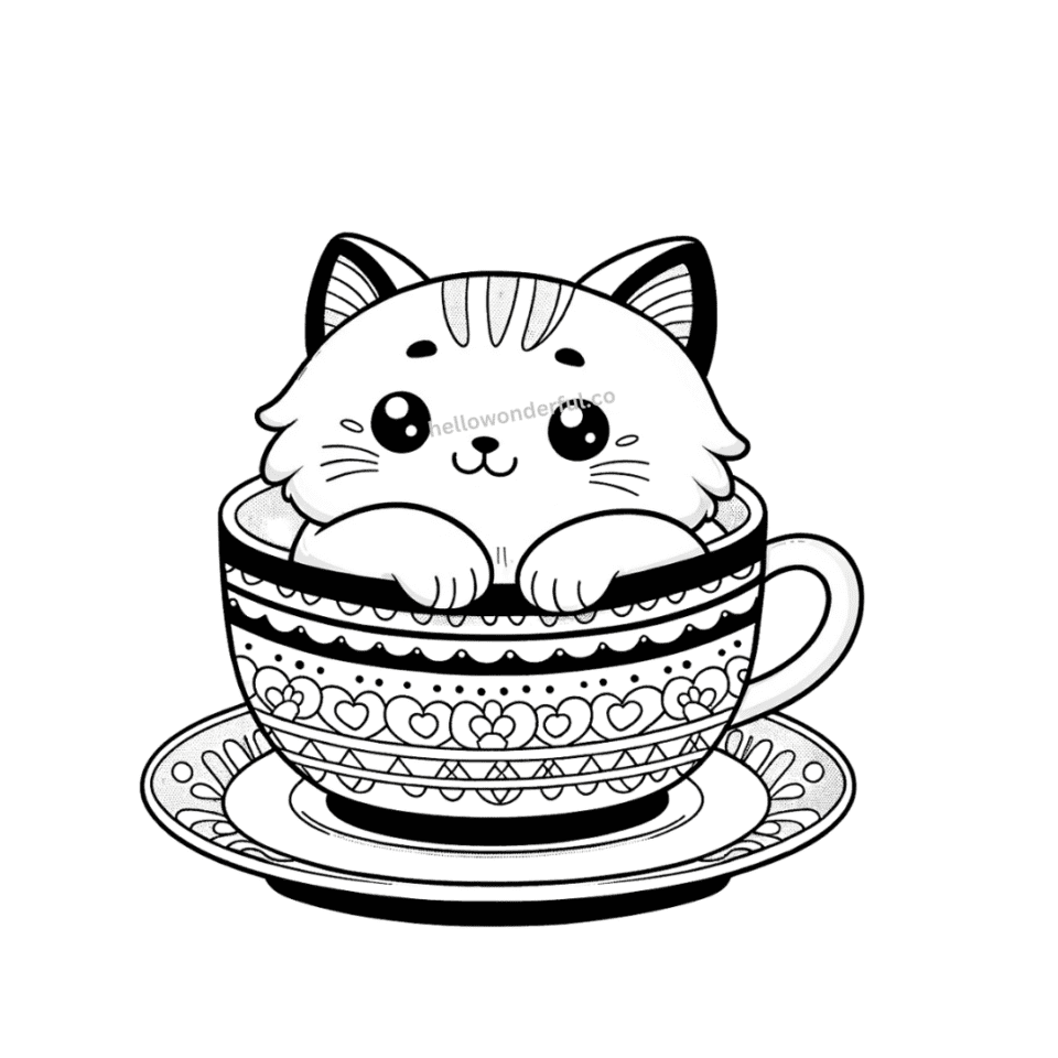 Free Cat Coloring Pages - With Printable Templates