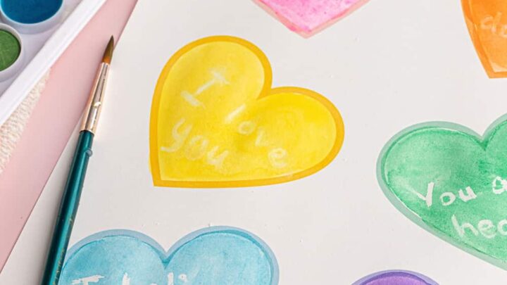 Watercolor Heart Printable • this heart of mine