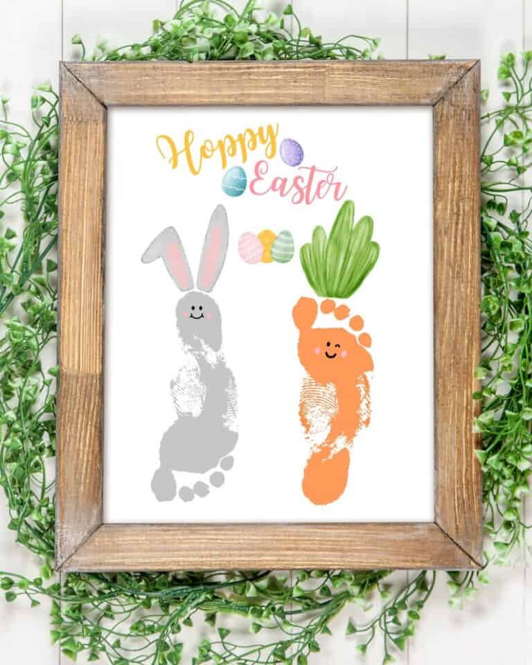 Easter Handprint Art - With Printable Templates