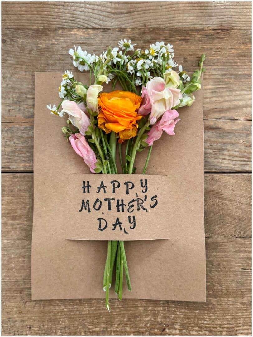 Diy Mothers Day Flower Card Beautiful And Simple