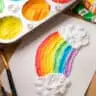 rainbow puffy paint