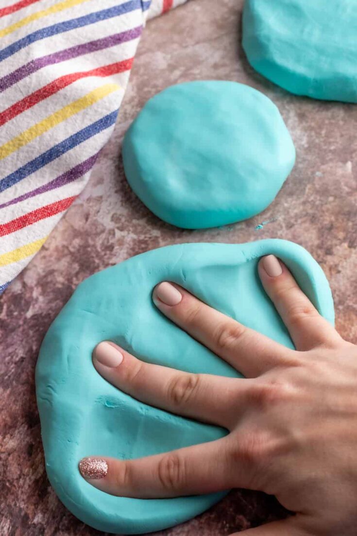 two ingredients play dough