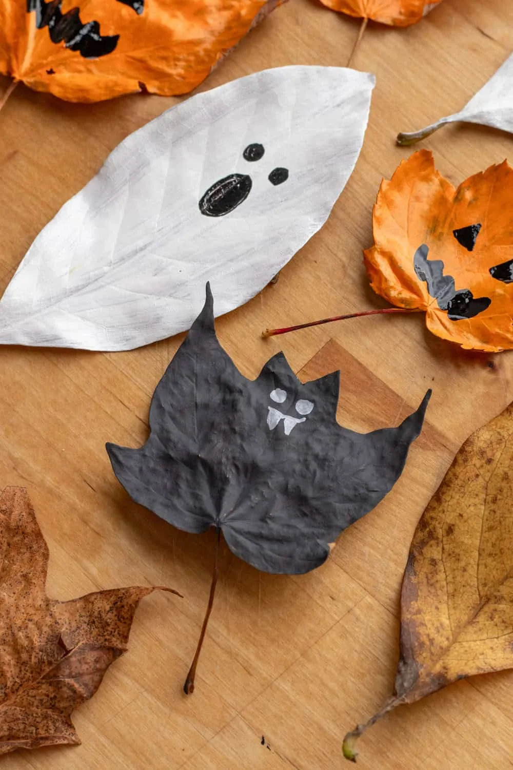 Halloweeen Leaf Craft