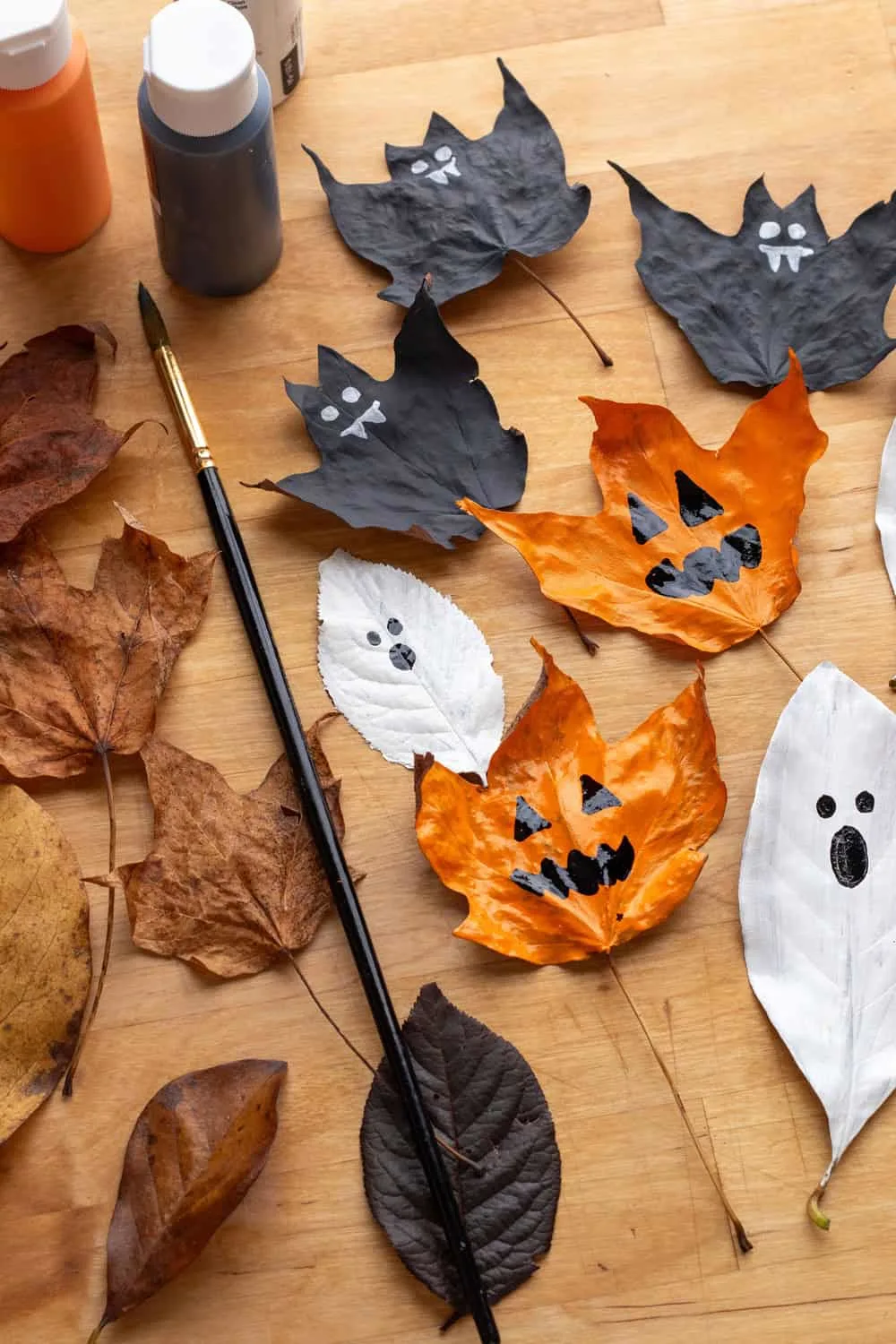 Halloweeen Leaf Craft