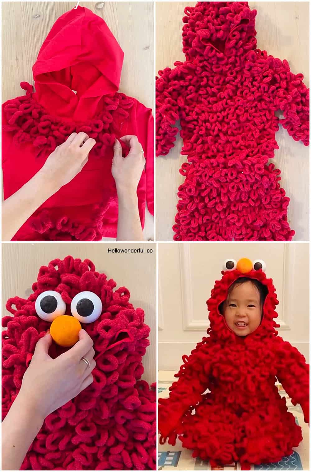 diy elmo costume