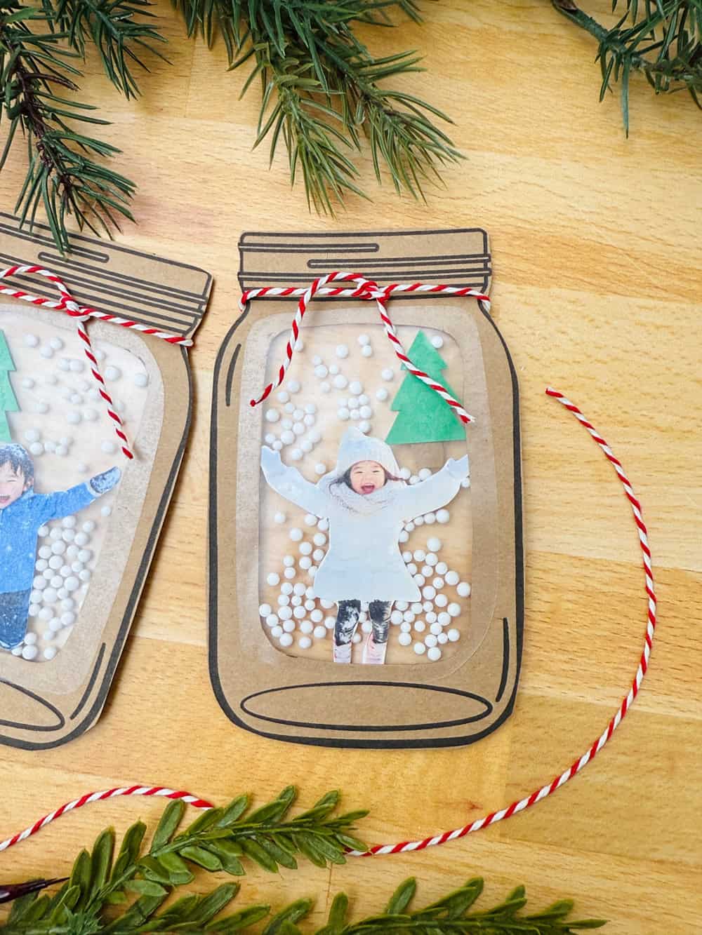 Winter Photo Jar Craft