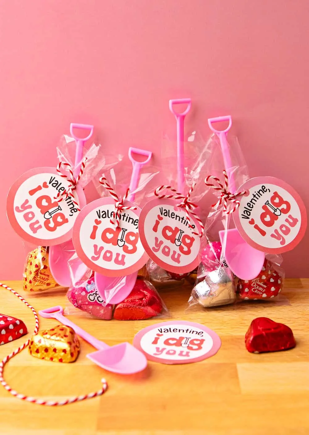 I Dig You Valentine Favors - Printable Template