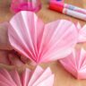 coffee filter accordion hearts