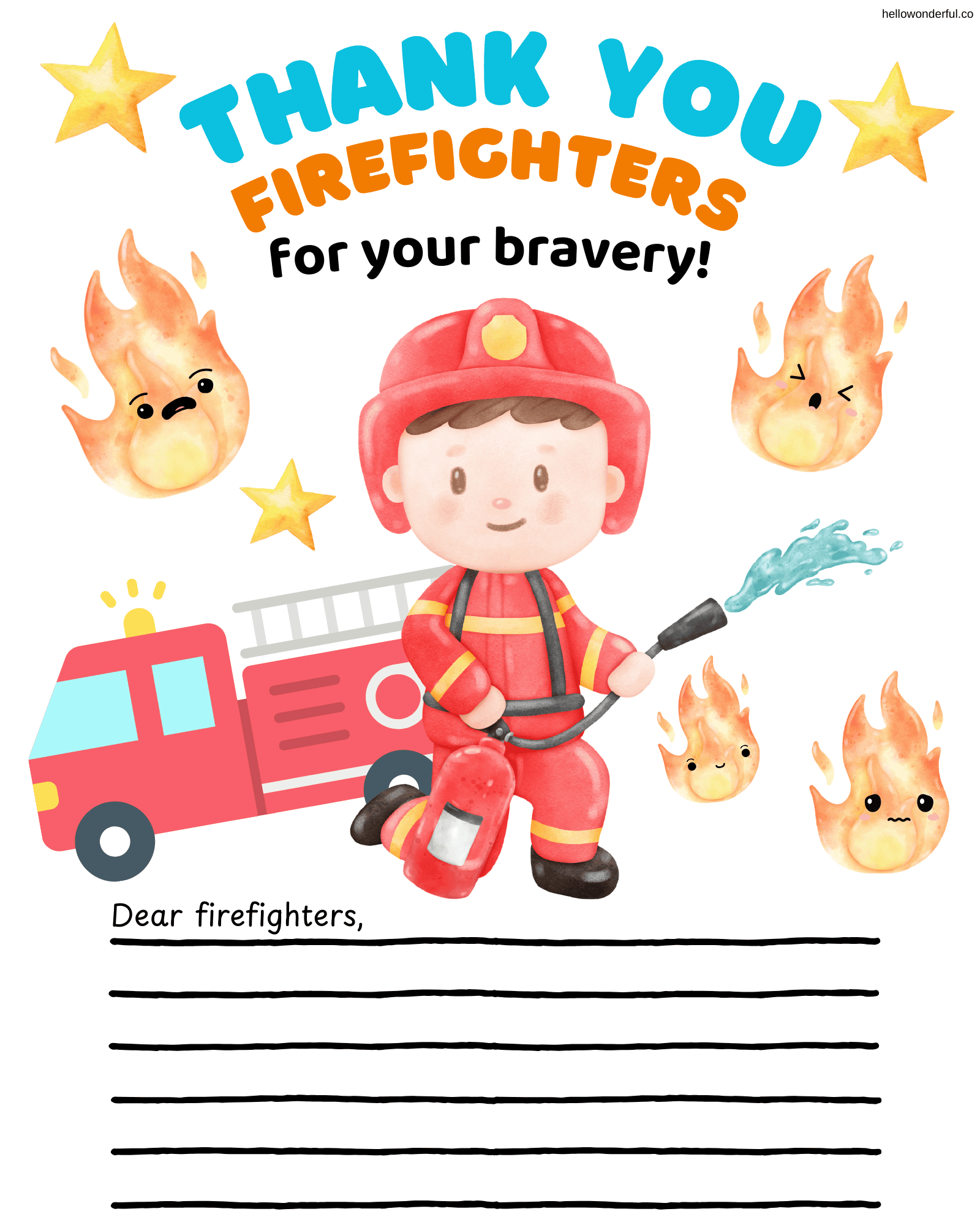 Letter to Firefighters