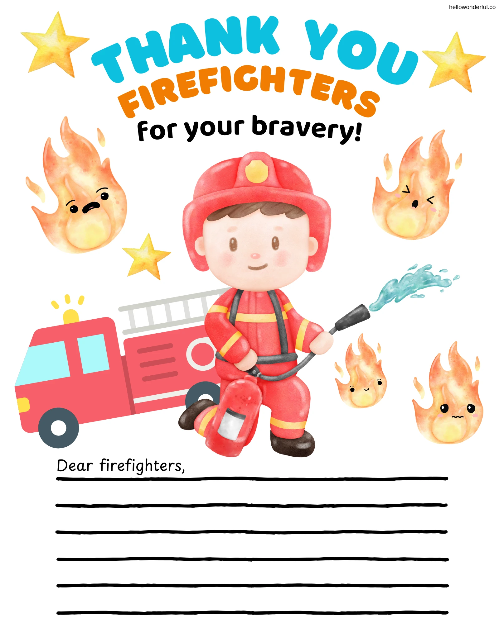 Letter to Firefighters