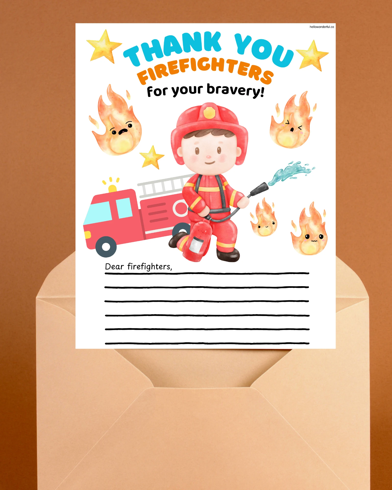 Letter to Firefighters