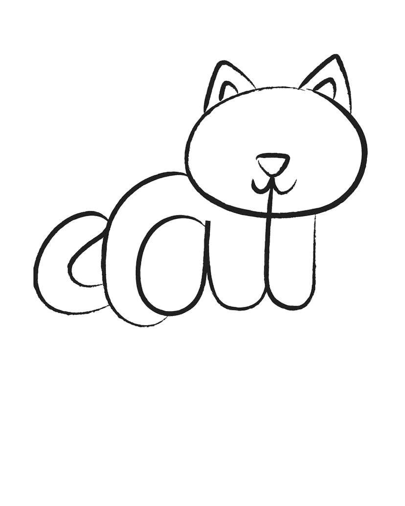 how to draw a cat