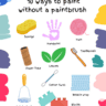 ways to paint without a paintbrush