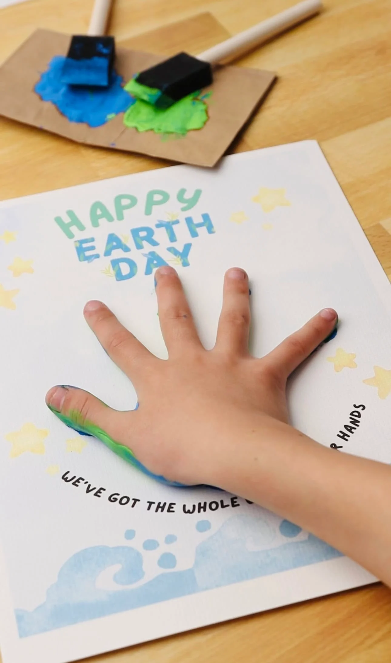 Earth Day Handprint Craft