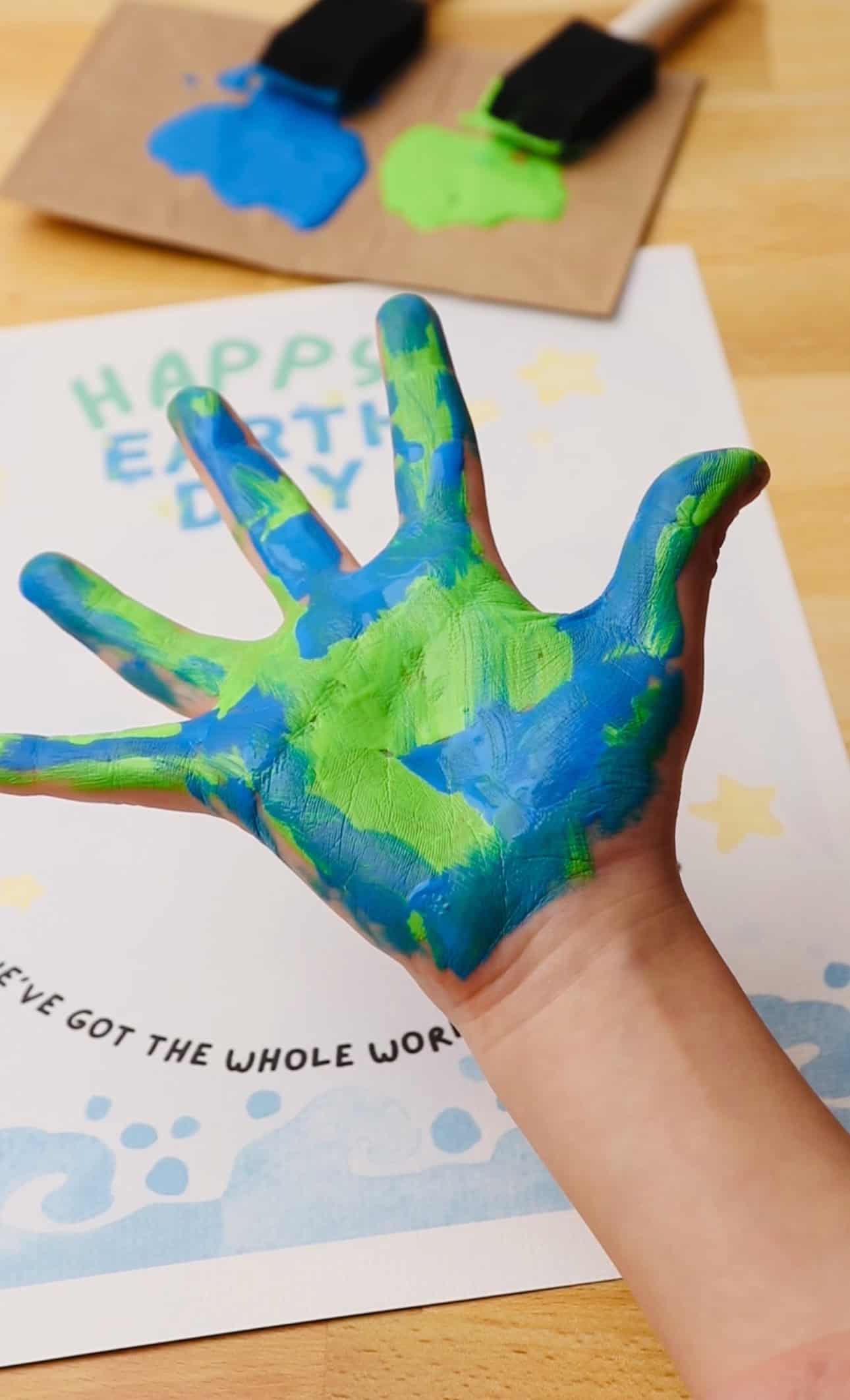 Earth Day Handprint Craft