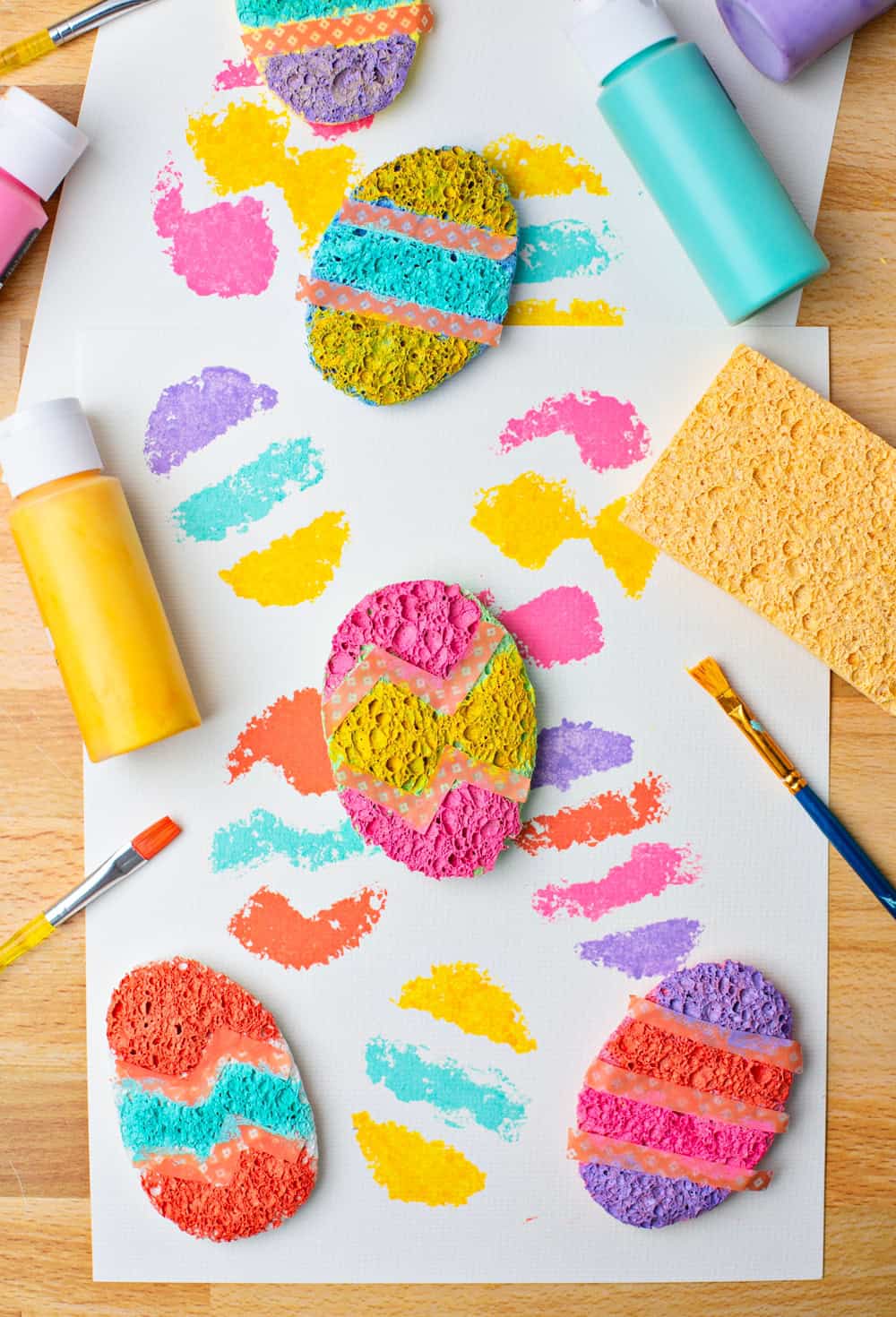 Easter Sponge Painting