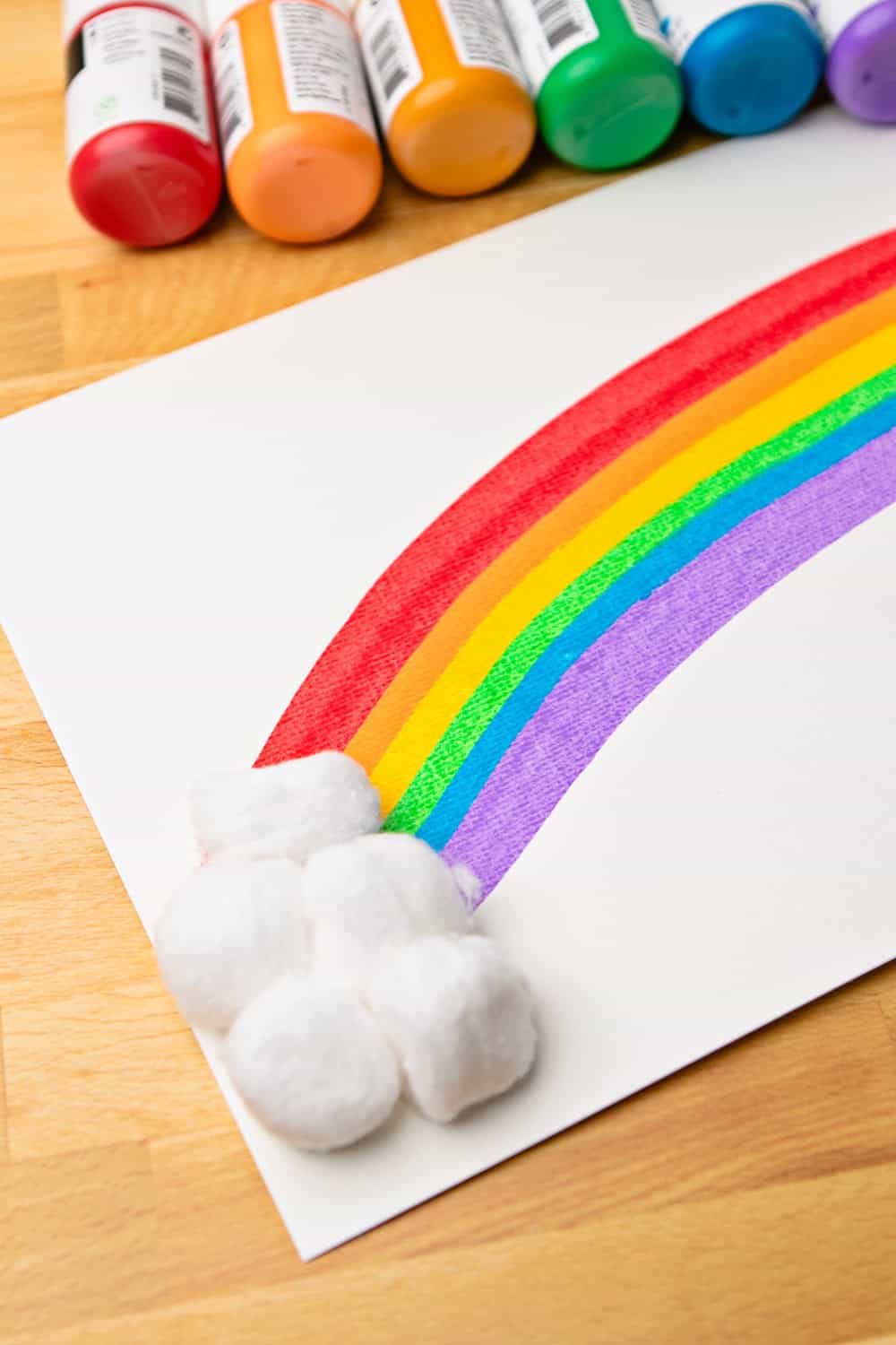 Rainbow Squeegee Art for Kids